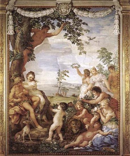 Pietro da Cortona The Golden Age Norge oil painting art